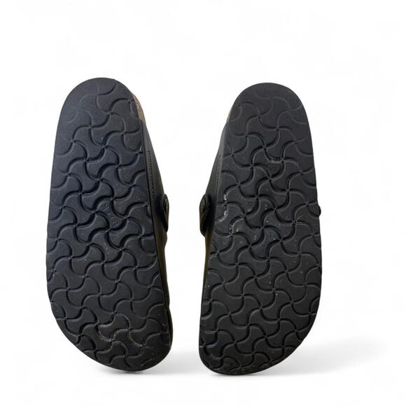 Black leather birkenstock boston clogs - Picture 5 of 5